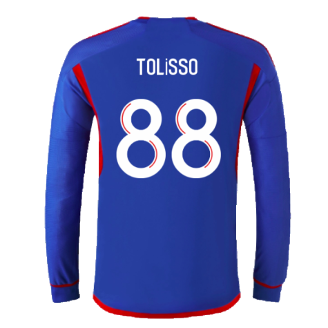 2023-2024 Olympique Lyon Long Sleeve Away Shirt (Tolisso 88)