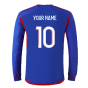 2023-2024 Olympique Lyon Long Sleeve Away Shirt (Your Name)