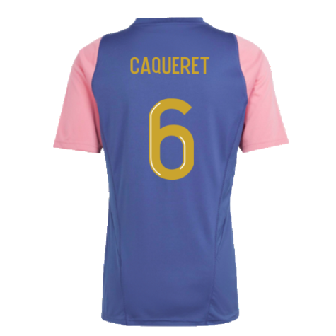 2023-2024 Olympique Lyon Training Jersey (Navy) (Caqueret 6)