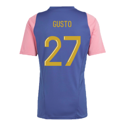 2023-2024 Olympique Lyon Training Jersey (Navy) (Gusto 27)