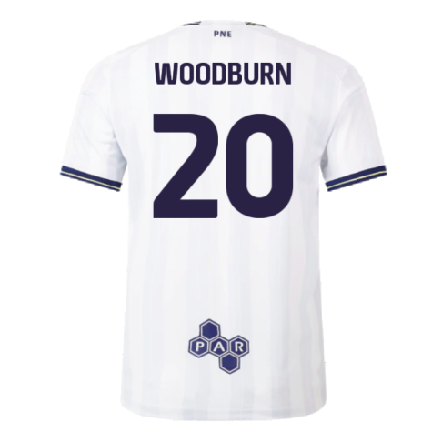 2023-2024 Preston North End Home Shirt (Kids) (Woodburn 20)