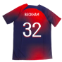 2023-2024 PSG Academy Pro Dri-FIT Pre-Match Shirt (Red) (Beckham 32)