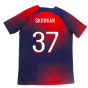 2023-2024 PSG Academy Pro Dri-FIT Pre-Match Shirt (Red) (Skriniar 37)