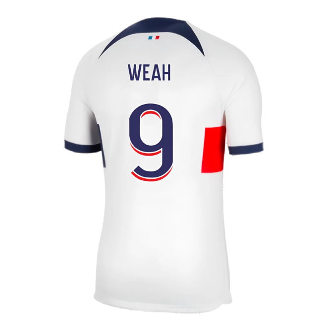 2023-2024 PSG Away Shirt (Weah 9)