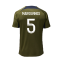 2023-2024 PSG Dri-Fit Strike Fourth Training Shirt (Green Hemp) (Marquinhos 5)