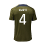2023-2024 PSG Dri-Fit Strike Fourth Training Shirt (Green Hemp) (Ugarte 4)