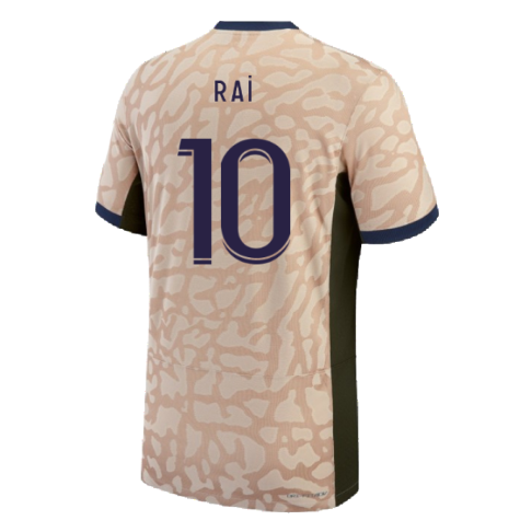 2023-2024 PSG Fourth Vapor Football Shirt (Rai 10)