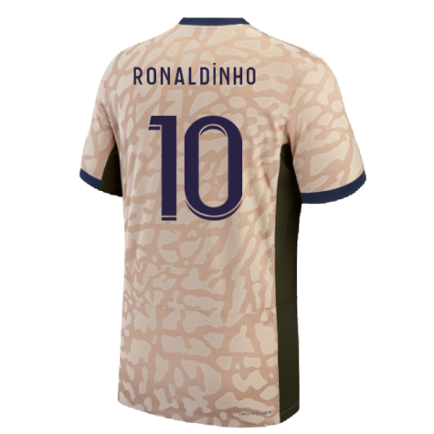 2023-2024 PSG Fourth Vapor Football Shirt (Ronaldinho 10)