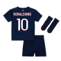 2023-2024 PSG Home Infants Baby Kit (Ronaldinho 10)