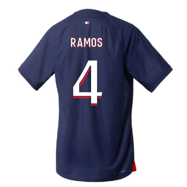 2023-2024 PSG Home Match Authentic Shirt (Sergio Ramos 4)