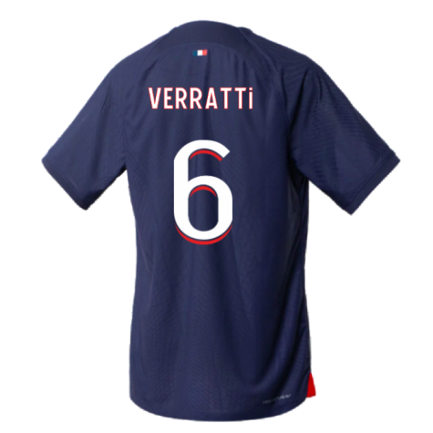 2023-2024 PSG Home Match Authentic Shirt (Verratti 6)