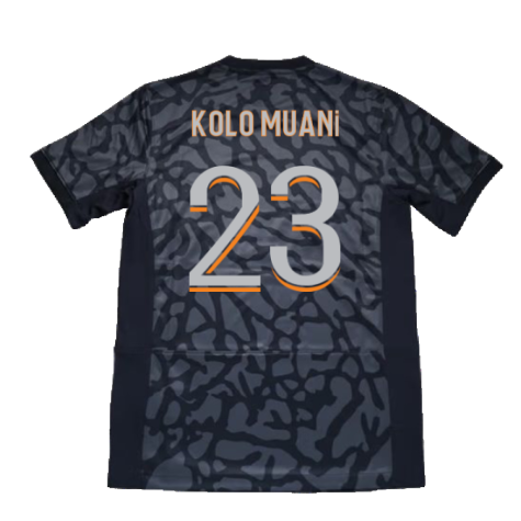 2023-2024 PSG Paris Saint Germain Third Shirt (Kolo Muani 23)