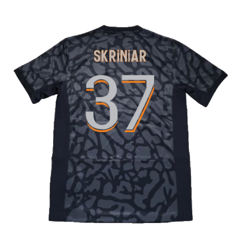 2023-2024 PSG Paris Saint Germain Third Shirt (Skriniar 37)