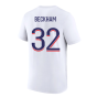 2023-2024 PSG Premium Essentials T-shirt (White) (Beckham 32)