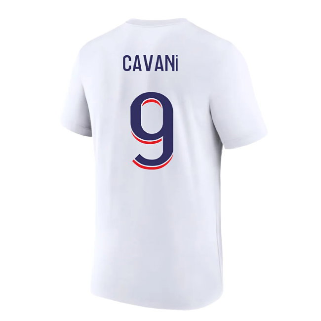 2023-2024 PSG Premium Essentials T-shirt (White) (Cavani 9)