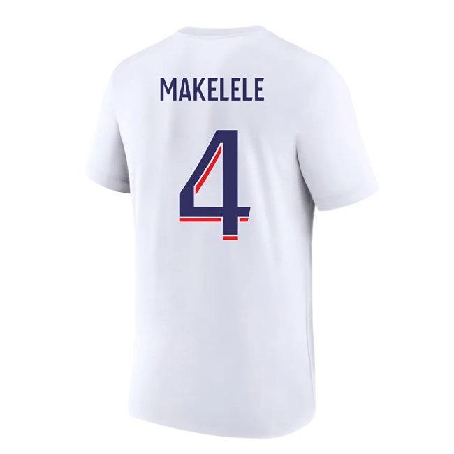 2023-2024 PSG Premium Essentials T-shirt (White) (Makelele 4)
