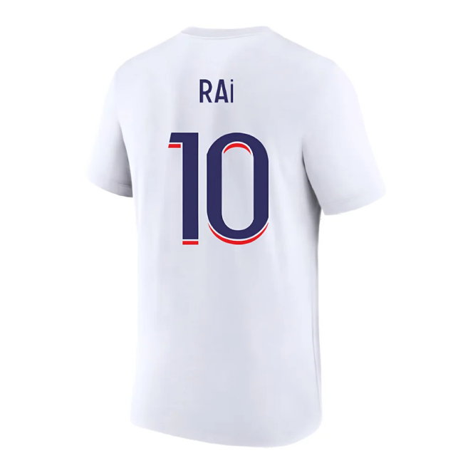 2023-2024 PSG Premium Essentials T-shirt (White) (Rai 10)