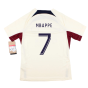2023-2024 PSG Strike Dri-Fit Training Shirt (Cream) - Kids (Mbappe 7)
