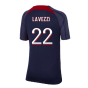 2023-2024 PSG Strike Dri-Fit Training Shirt (Navy) - Kids (Lavezzi 22)