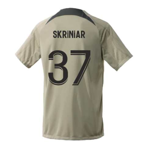 2023-2024 PSG Training Shirt (Stone) (Skriniar 37)