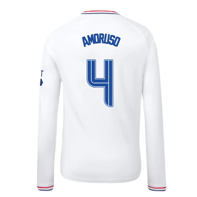 2023-2024 Rangers Away Long Sleeve Shirt (Kids) (Amoruso 4)