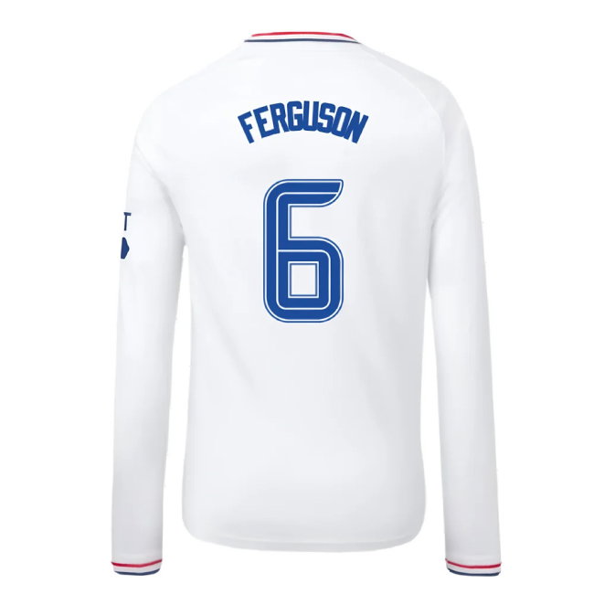 2023-2024 Rangers Away Long Sleeve Shirt (Kids) (Ferguson 6)