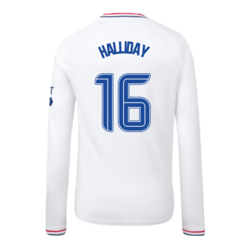 2023-2024 Rangers Away Long Sleeve Shirt (Kids) (Halliday 16)