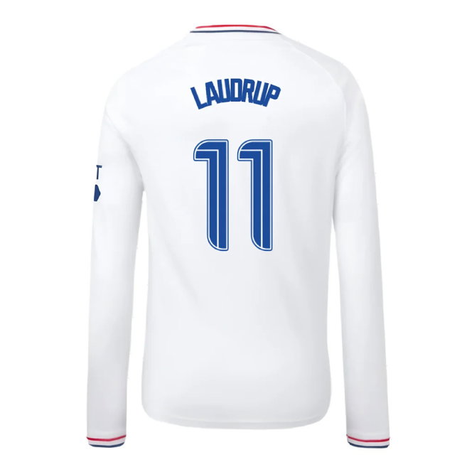 2023-2024 Rangers Away Long Sleeve Shirt (Kids) (Laudrup 11)