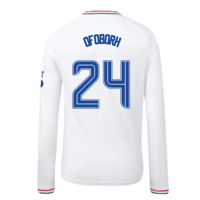 2023-2024 Rangers Away Long Sleeve Shirt (Kids) (Ofoborh 24)