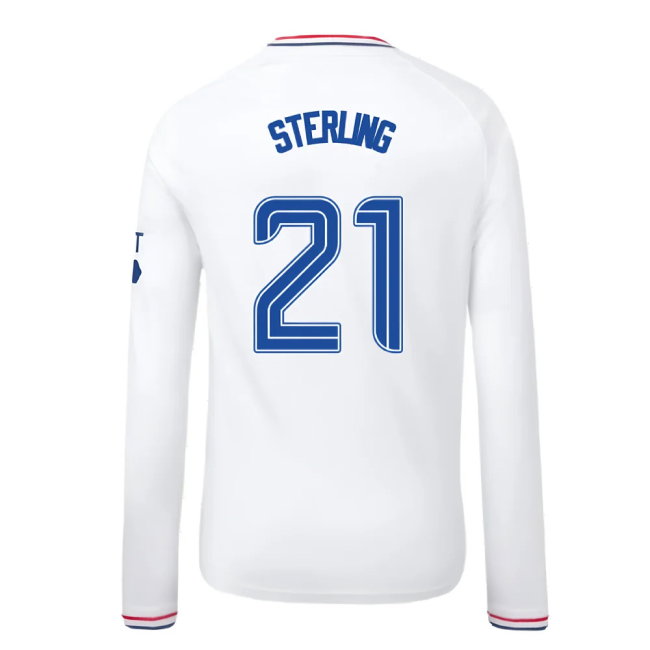 2023-2024 Rangers Away Long Sleeve Shirt (Kids) (Sterling 21)