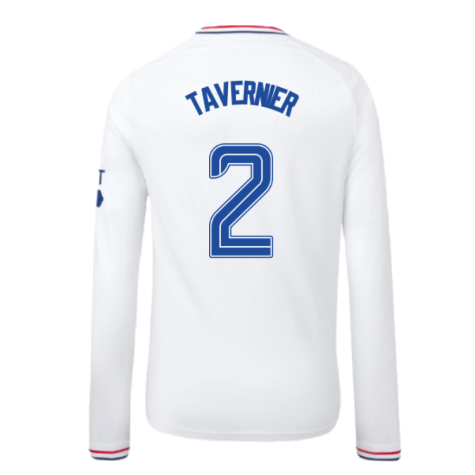 2023-2024 Rangers Away Long Sleeve Shirt (Kids) (Tavernier 2)