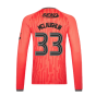 2023-2024 Rangers Away LS Goalkeeper Shirt (Hot Coral) (McLaughlin 33)