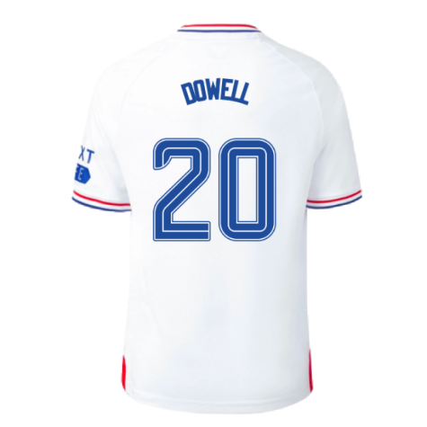 2023-2024 Rangers Away Shirt (Kids) (Dowell 20)