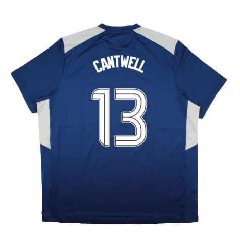 2023-2024 Rangers Coaches Match Day Tee (Blue) (Cantwell 13)