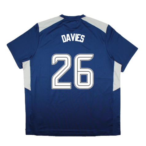 2023-2024 Rangers Coaches Match Day Tee (Blue) (Davies 26)