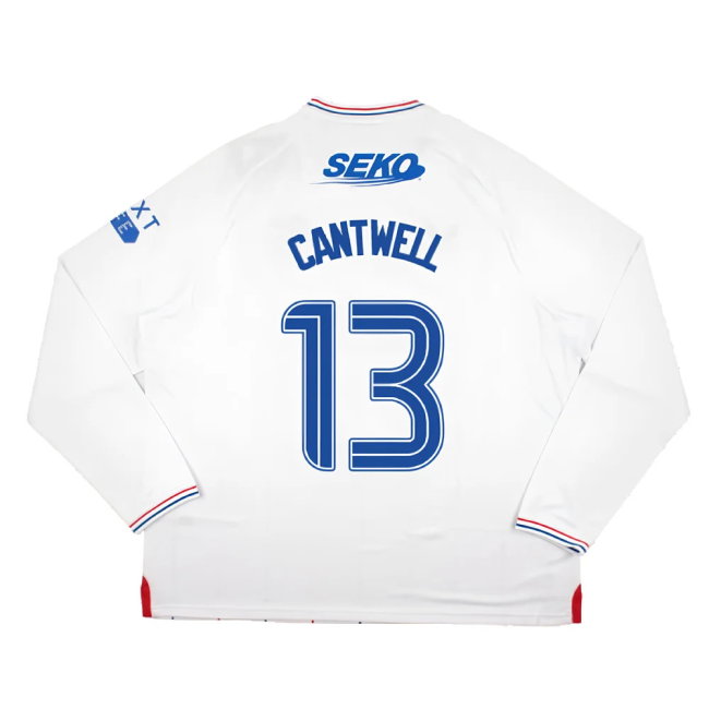 2023-2024 Rangers Long Sleeve Away Shirt (Cantwell 13)