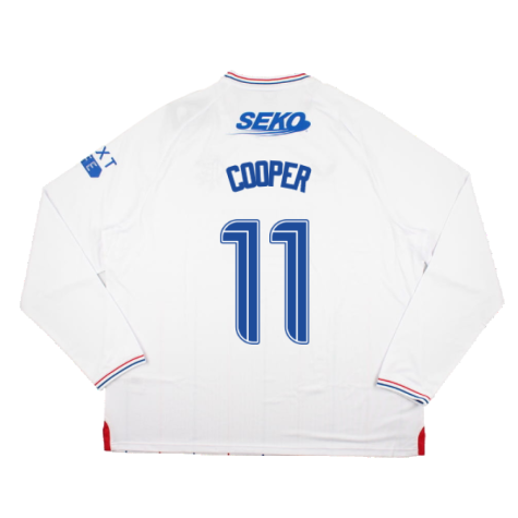 2023-2024 Rangers Long Sleeve Away Shirt (Cooper 11)