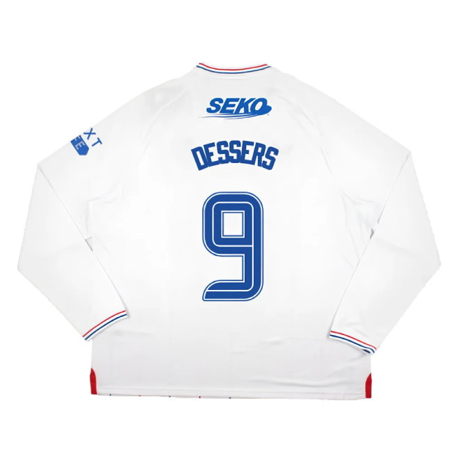 2023-2024 Rangers Long Sleeve Away Shirt (Dessers 9)