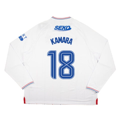 2023-2024 Rangers Long Sleeve Away Shirt (Kamara 18)