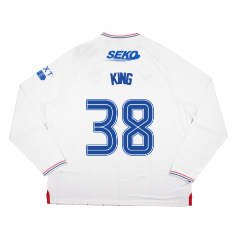 2023-2024 Rangers Long Sleeve Away Shirt (King 38)