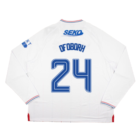 2023-2024 Rangers Long Sleeve Away Shirt (Ofoborh 24)
