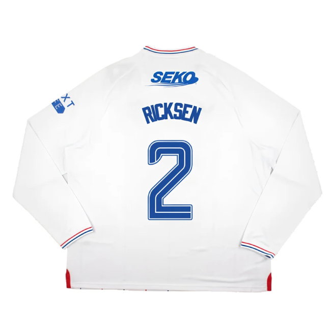 2023-2024 Rangers Long Sleeve Away Shirt (Ricksen 2)