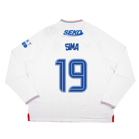 2023-2024 Rangers Long Sleeve Away Shirt (Sima 19)