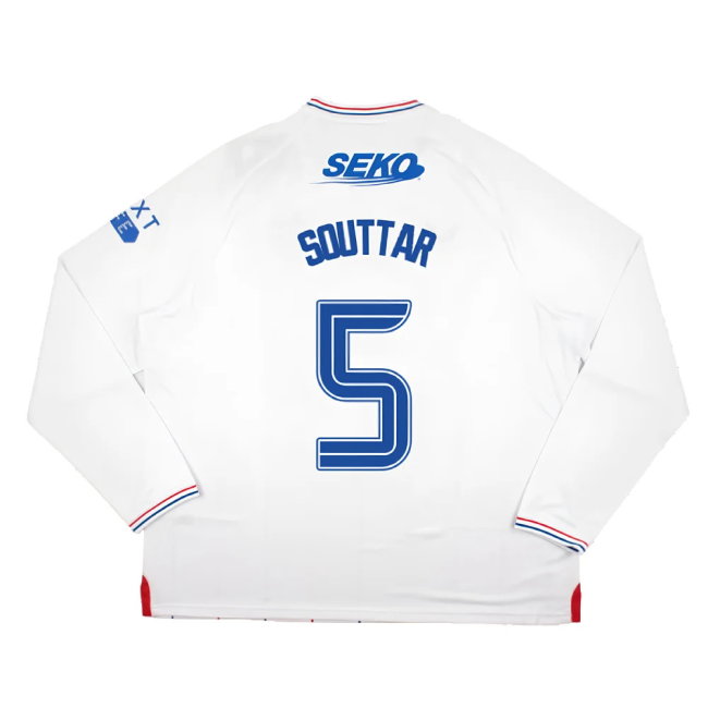 2023-2024 Rangers Long Sleeve Away Shirt (Souttar 5)