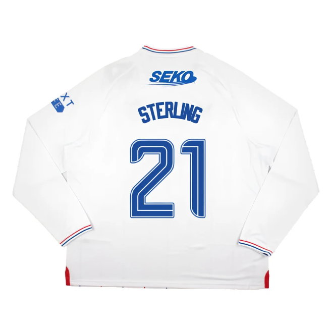 2023-2024 Rangers Long Sleeve Away Shirt (Sterling 21)