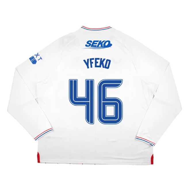 2023-2024 Rangers Long Sleeve Away Shirt (Yfeko 46)