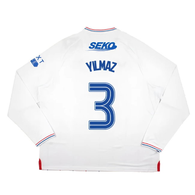 2023-2024 Rangers Long Sleeve Away Shirt (Yilmaz 3)
