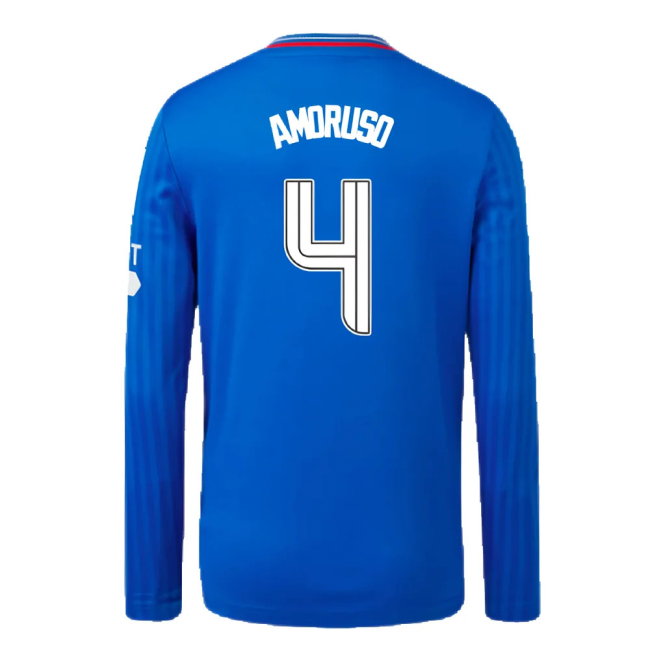 2023-2024 Rangers Long Sleeve Home Shirt (Kids) (Amoruso 4)
