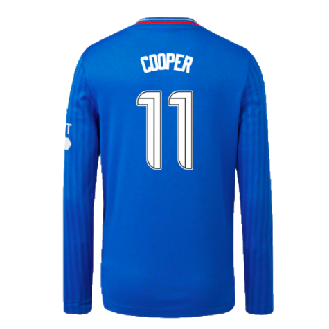 2023-2024 Rangers Long Sleeve Home Shirt (Kids) (Cooper 11)