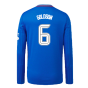2023-2024 Rangers Long Sleeve Home Shirt (Kids) (Goldson 6)